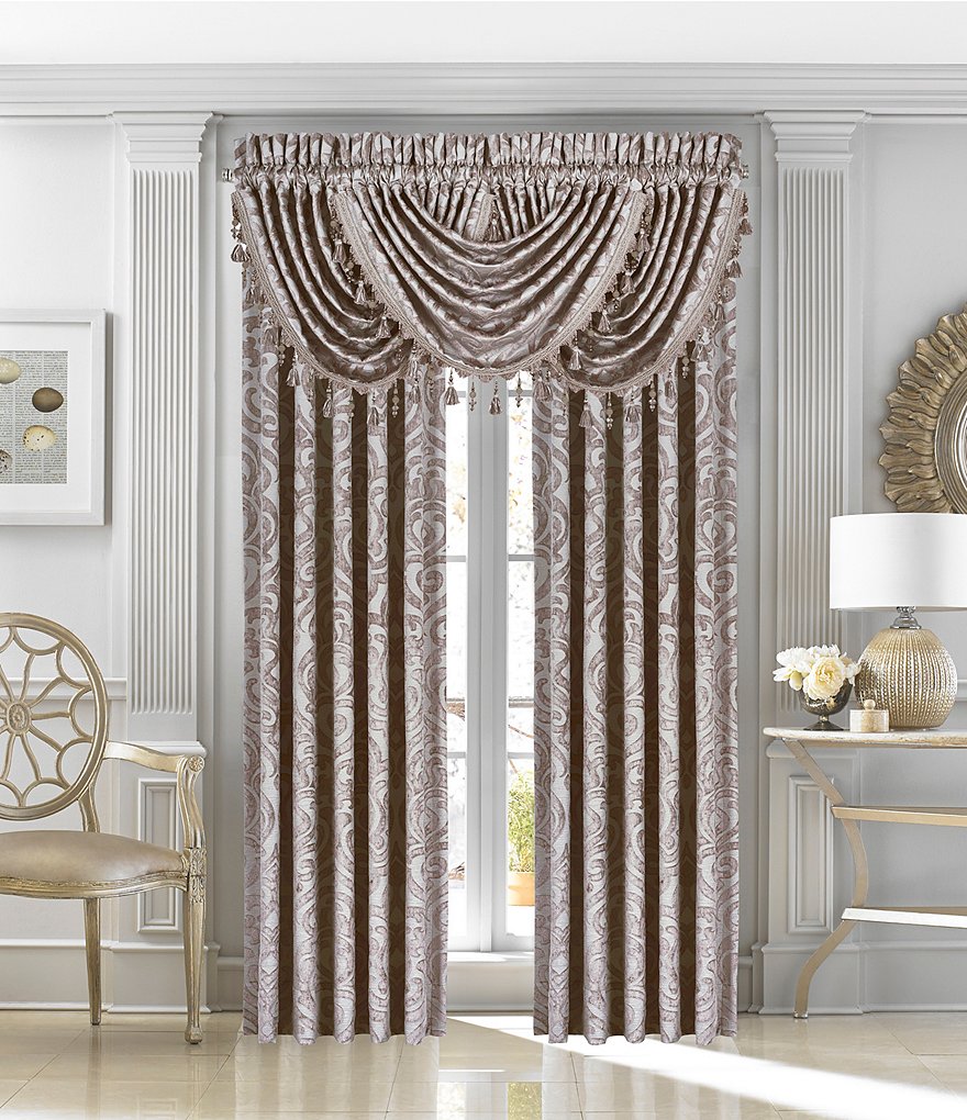 J. Queen New York Sicily Damask Window Treatments