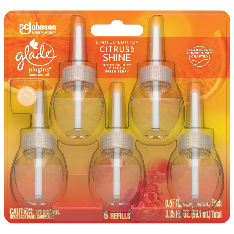 Glade Citrus  Shine PlugIns Refill - 5ct