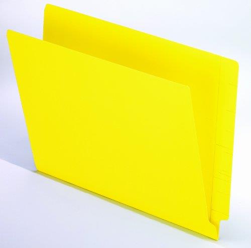 Pendaflex Reinforced End Tab Folders Two Ply Tab Letter Yellow 100/Box H110DY