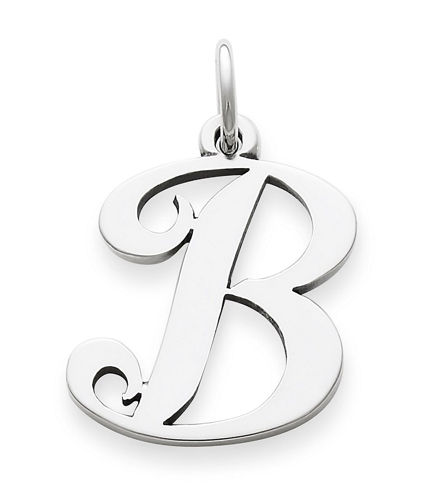 James Avery Large Script Initial Pendant
