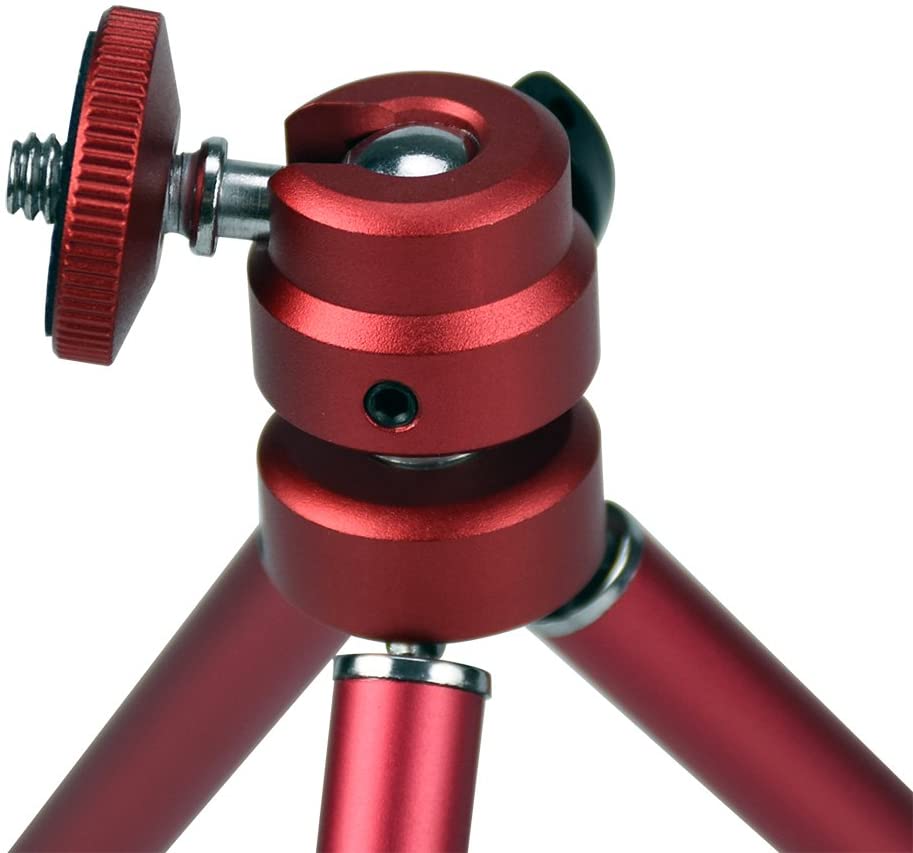 High Performance Webcam Tripod, Lightweight Mini Webcam Tripod for Logitech Webcam C920 C920S C922 C270 C615 Small Camera Tripod Mount Cell Phone Holder Stand