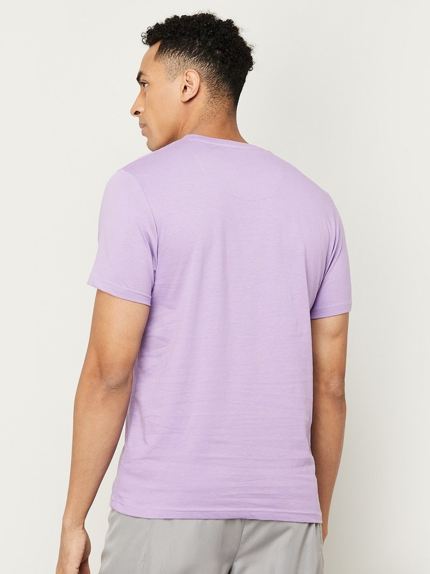 KAPPA Lavender Regular Fit T-Shirt