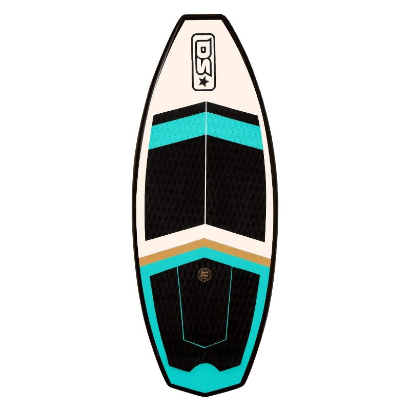 Driftsun DS-WSB-LE46 Water Sports Surf Sector Limited Edition Throwdown Wakesurf Board, Beginners to Intermediate Skill Level, 4' 6", White