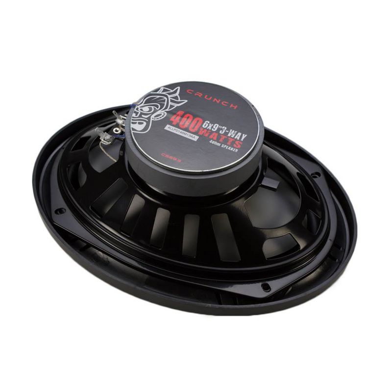 Crunch 400 Watts 6 x 9 Inches 3-Way 4-Ohm Coaxial CS Speakers, Black | CS-693