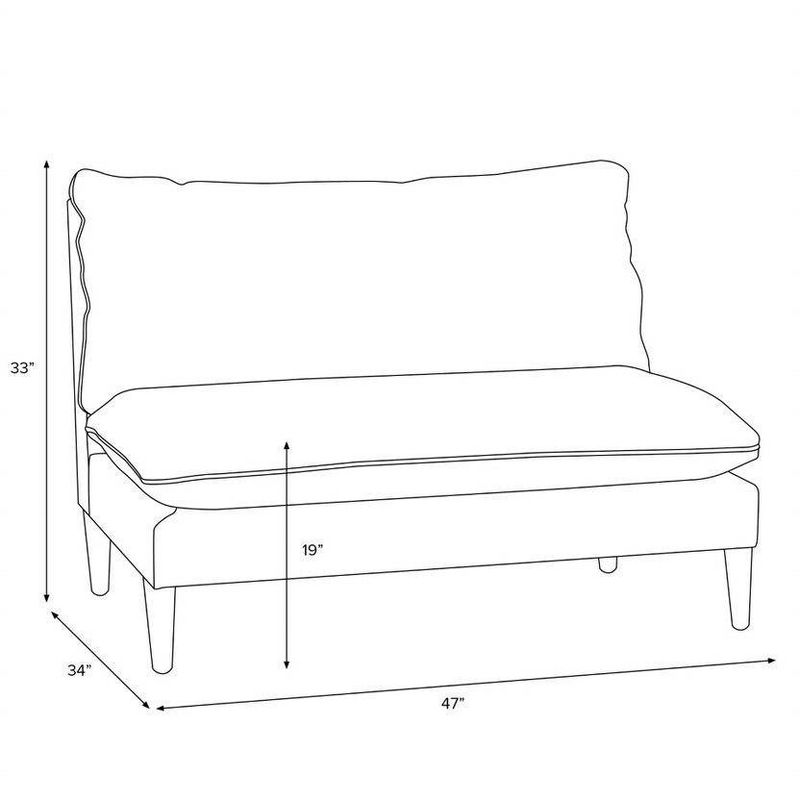 Byron Faux Leather 2 Seater Reclining Loveseat Dark Brown - Baxton Studio