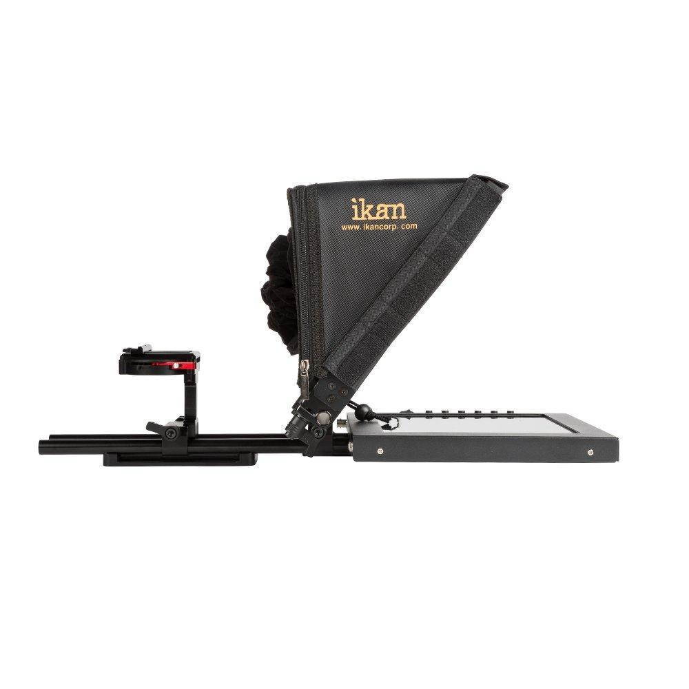 ikan pt1200 pt1200 12" portable teleprompter kit black