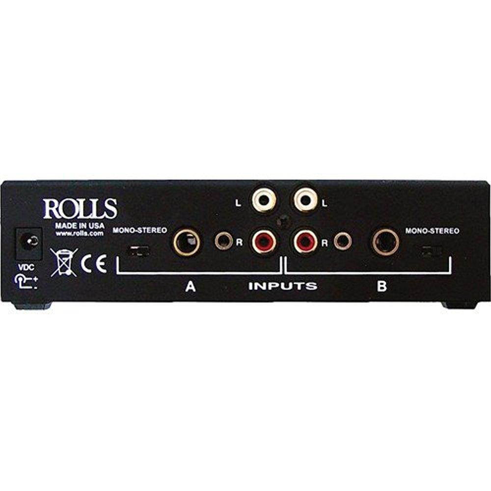 Rolls HA243 4-Channel Studiophile Headphone Amplifier and Accessory Bundle w/ TRS, Aux & more Cables + Headphones + Fibertique Cloth