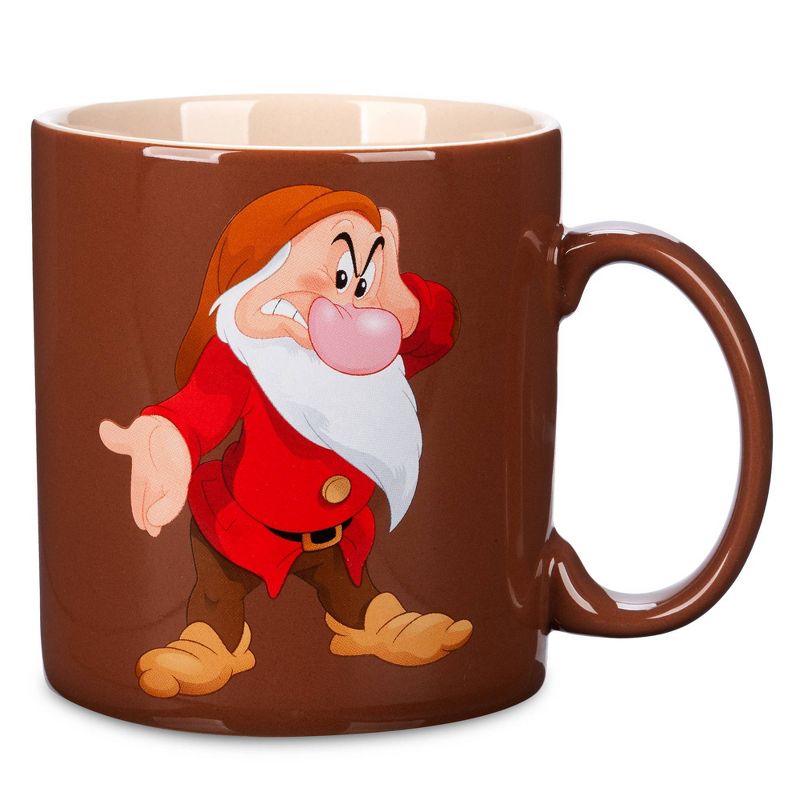 Disney Grumpy 20oz Stoneware This Is My Happy Face Mug - Disney store