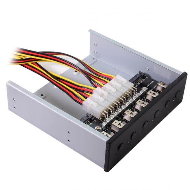 CY 6 Hard Disk Control System Intelligent Control Management System HDD SSD Power Switch with 5.25 CD-ROM Bay PW-020