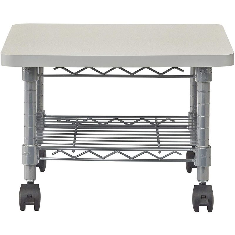 Homz 4-Drawer Medium Rolling Storage Cart - Black with Smoke Drawers