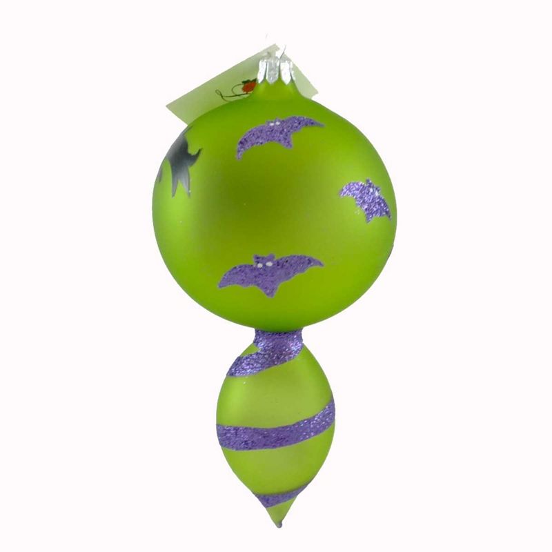 Laved Italian Ornaments Black Cat Drop Halloween Bats  -  Tree Ornaments