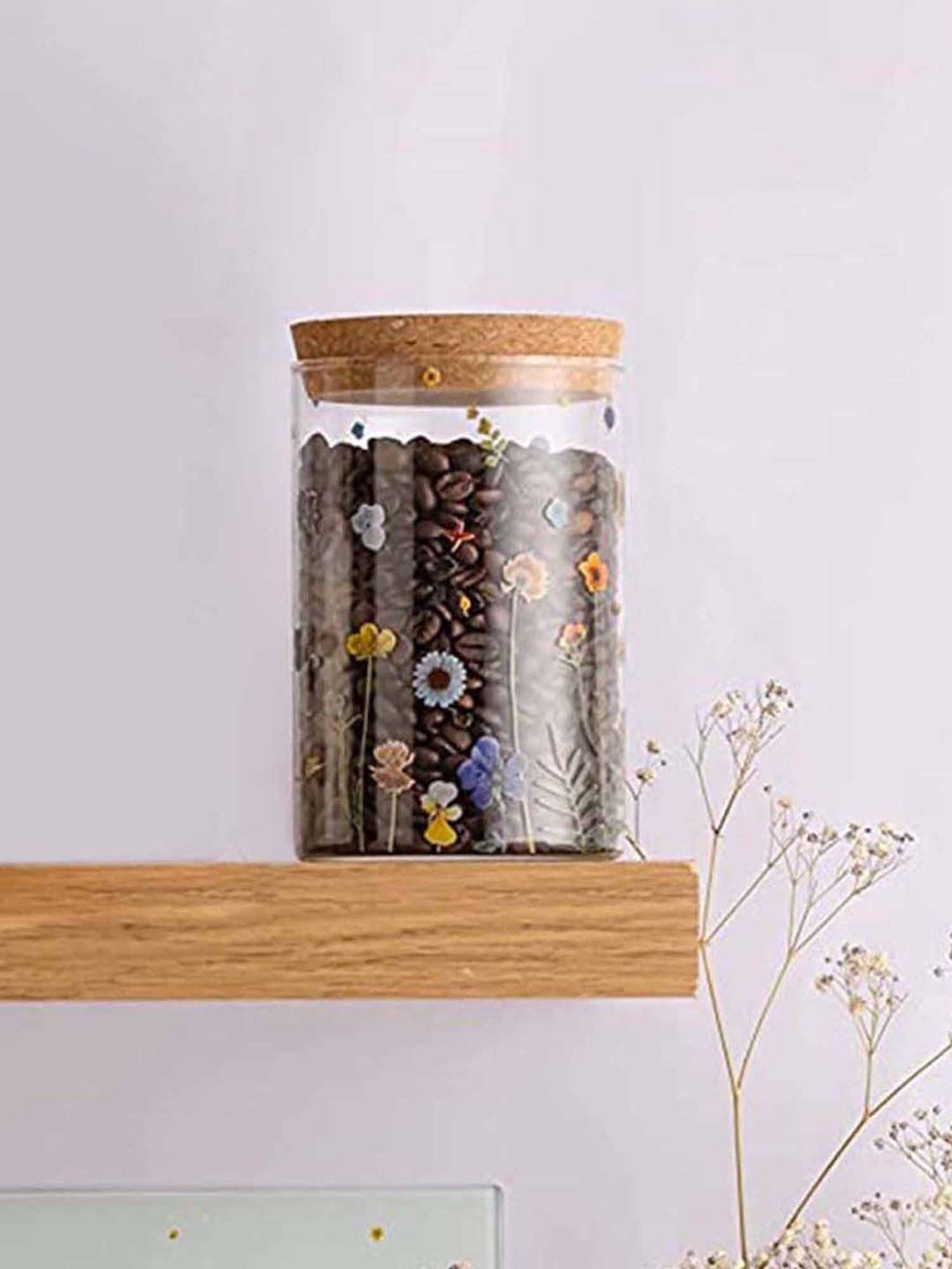 Aristo Silver Stainless Steel Storage Containers with Base Stand - Set of 7