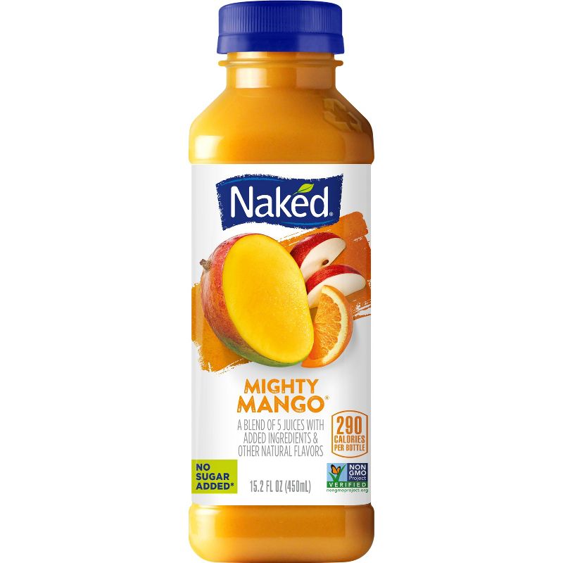 Naked Mighty Mango Fruit Juice Smoothie - 15.2 fl oz Bottle