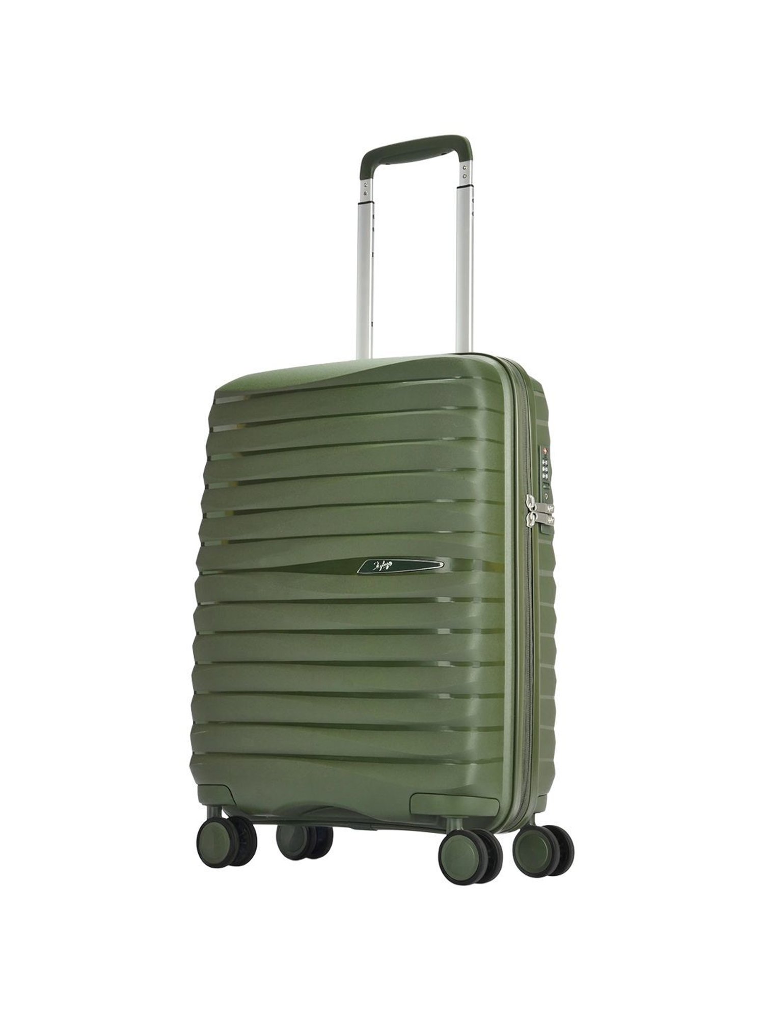 Skybags FLOAT Green 8 Wheels Hard Cabin Trolley Bag 37.5