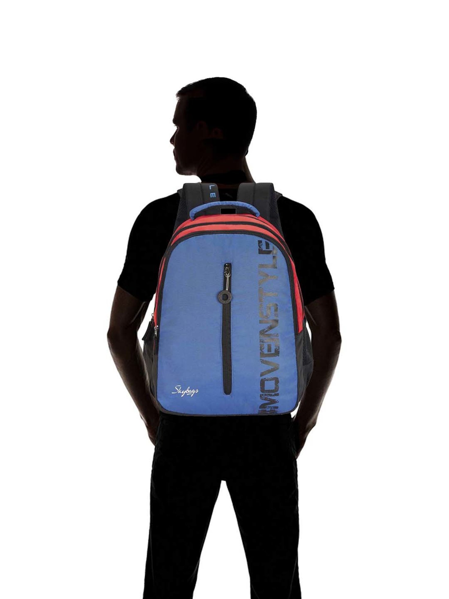 Skybags New Neon 22 - 08 30 Ltrs Blue Medium Backpack