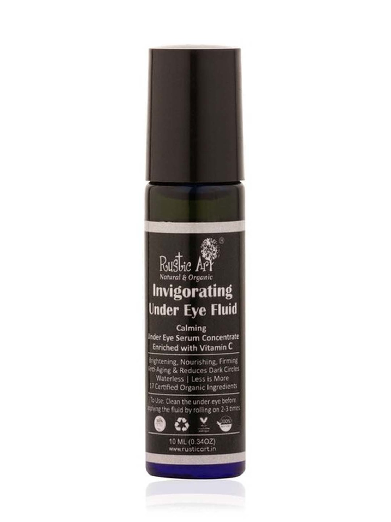 Rustic Art Organic Invigorating Under Eye Fluid - 10 ml