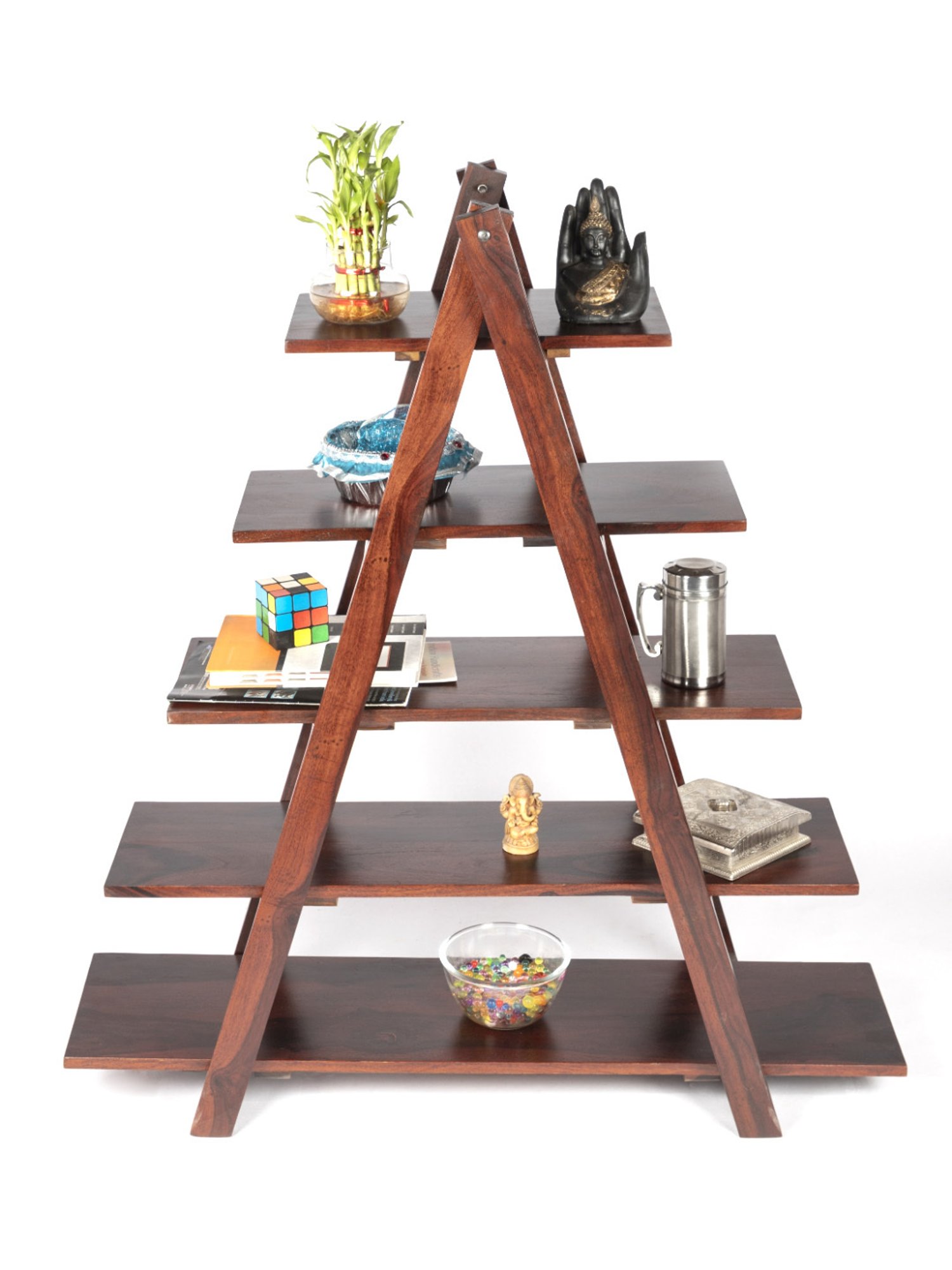 Artisans Rose Vote Hand-painted Multicolor Iron Ballot Box