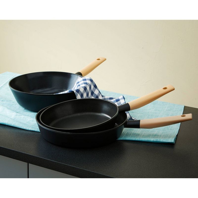 LocknLock Minimal 11" Wok Black