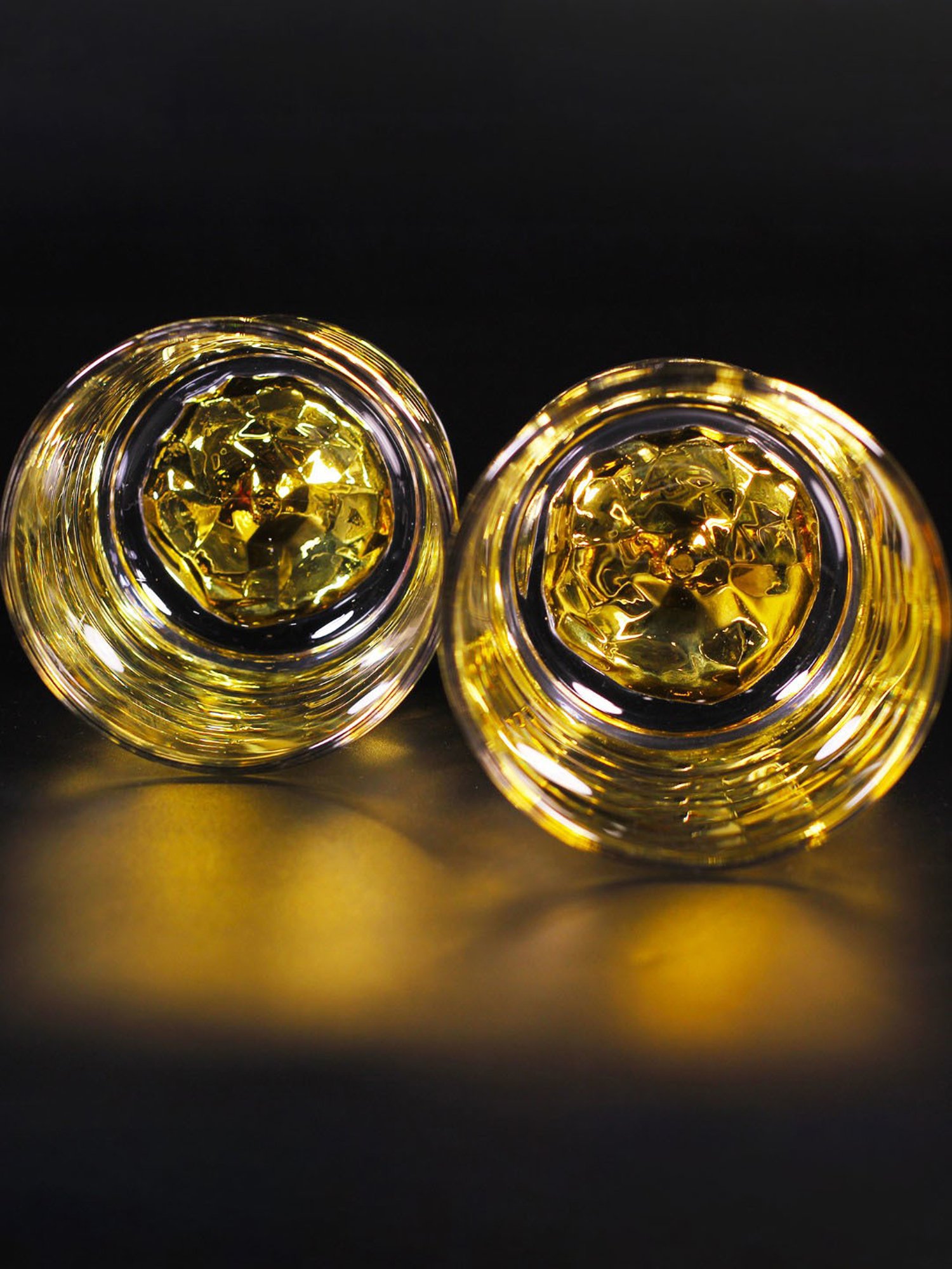 Melbify Italian Opera Transparent Whiskey Glass 300ml - Set of 2