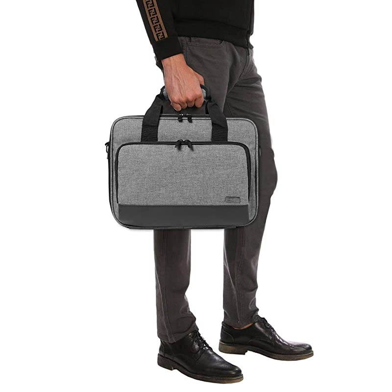 Projector CaseProjector Bag with Accessories Storage Pockets Compatible with Most Major ProjectorsMedium1375 x 105 x 45 Inches Gray