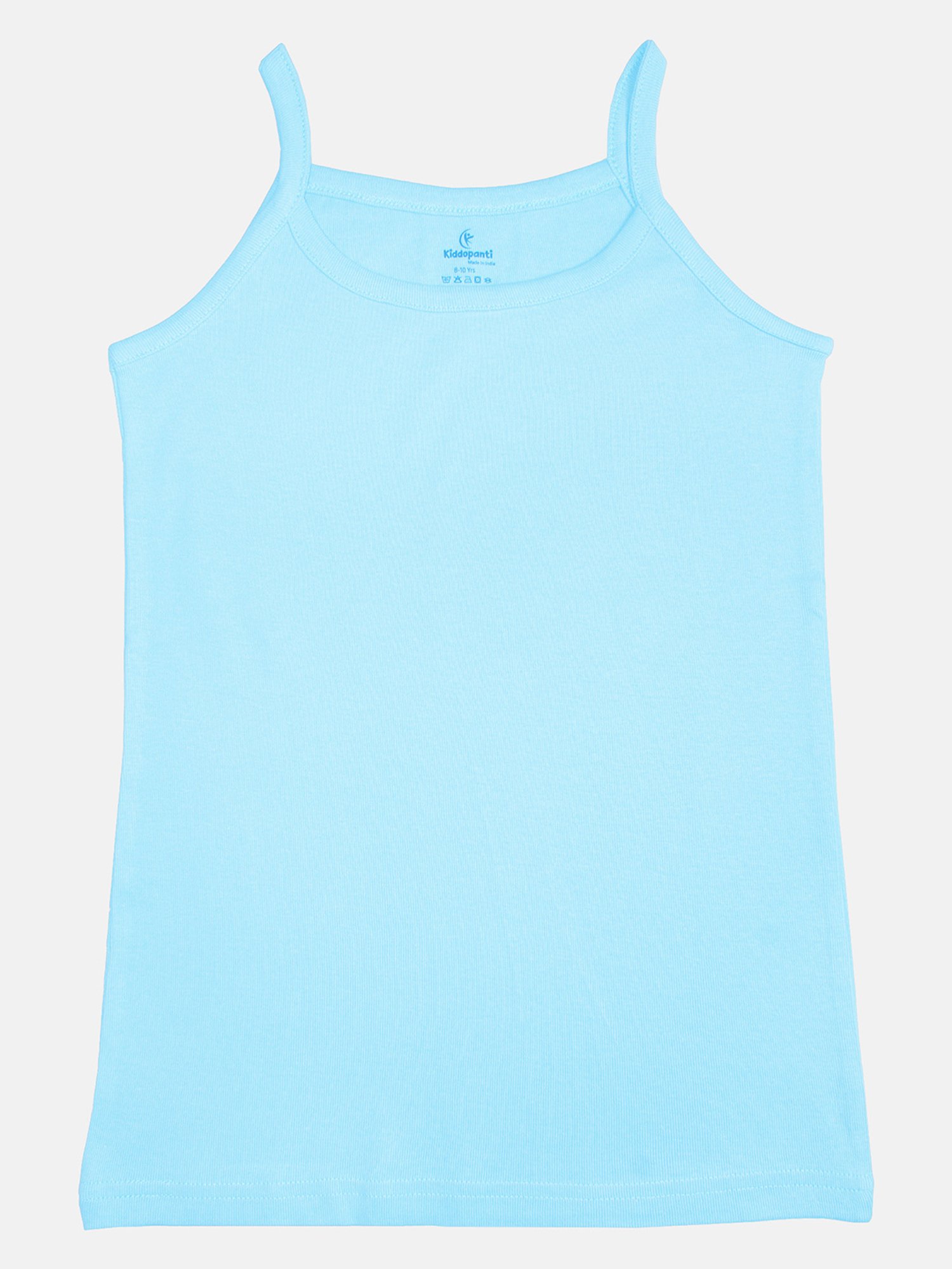 Kiddopanti Kids Black & Pink Solid Camisole (Pack Of 2)