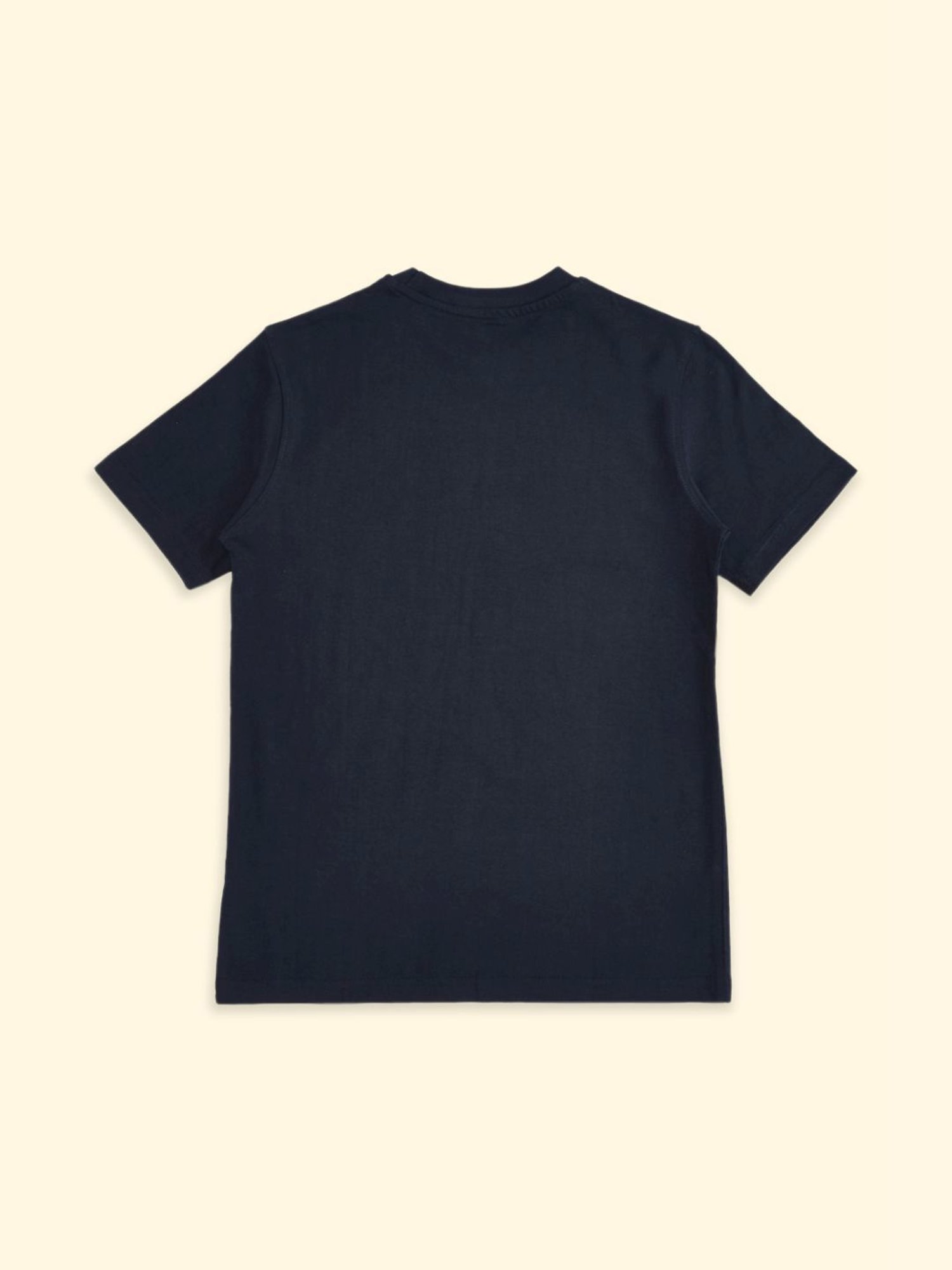 Pantaloons Junior Navy Cotton Printed T-Shirt