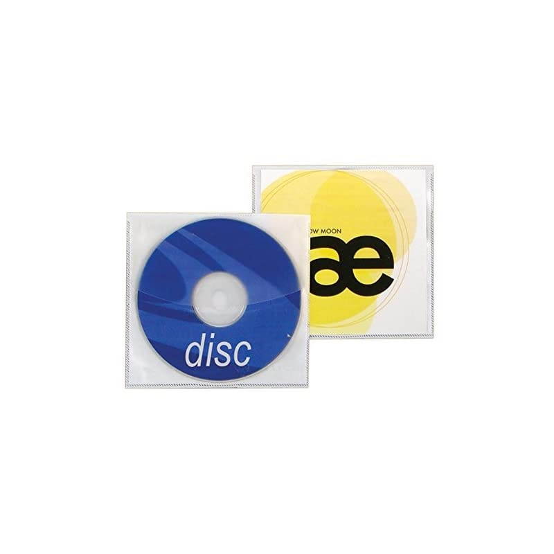 Modified Jewelpak CDDVD Sleeve with Pocket 525 x 5 Pack of 100