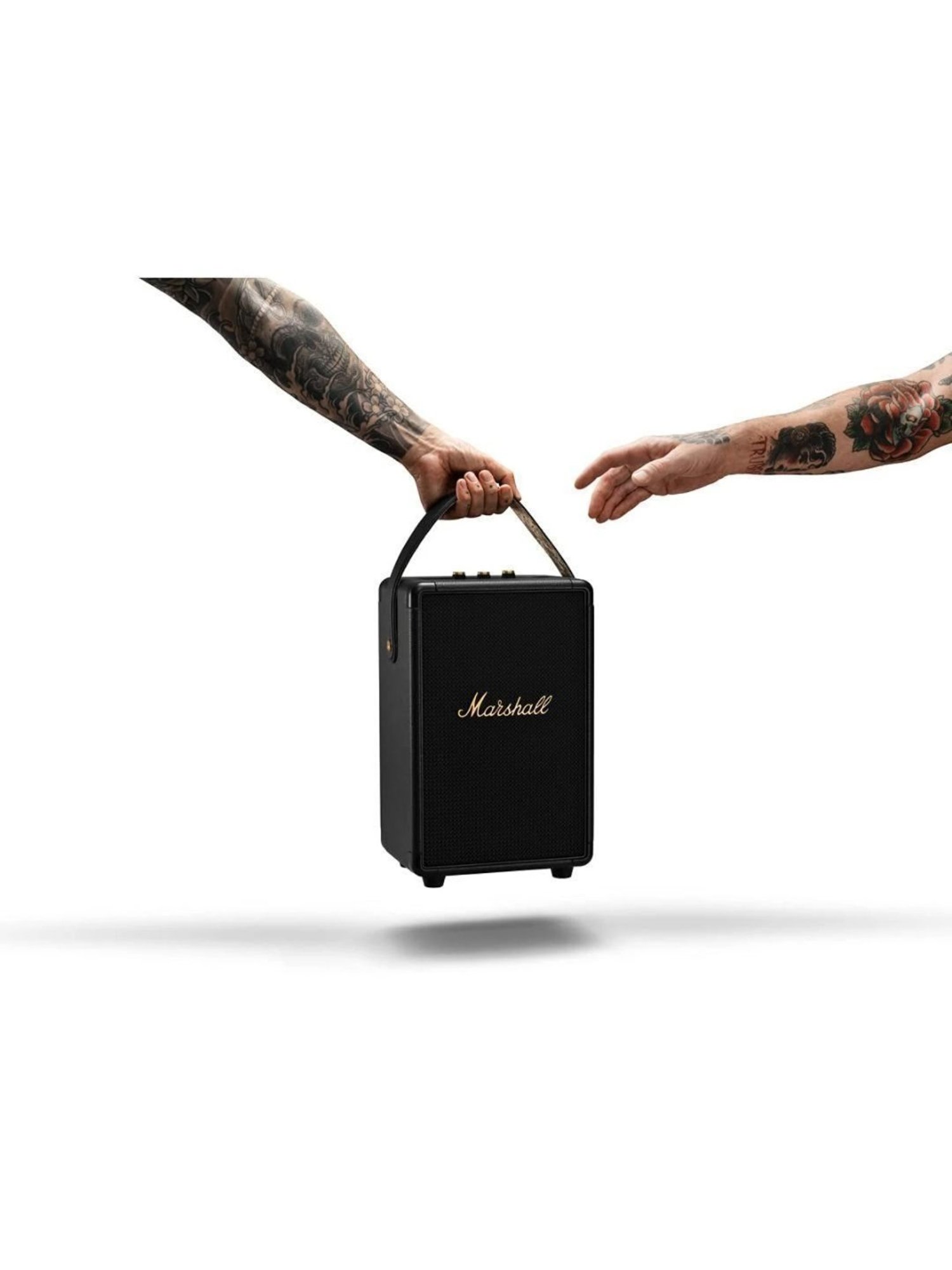 I Kall IK005 Bluetooth Tower Speaker (Brown)