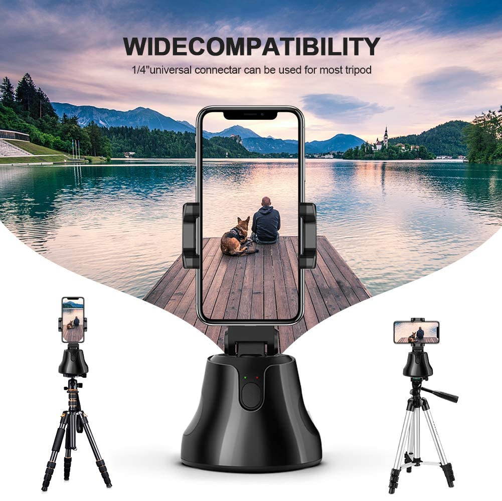 InFrame Motion Tracking 360&deg; Rotating SmartPhone Mount with Facial Recognition & Object Tracking for TikTok, YouTube Videos