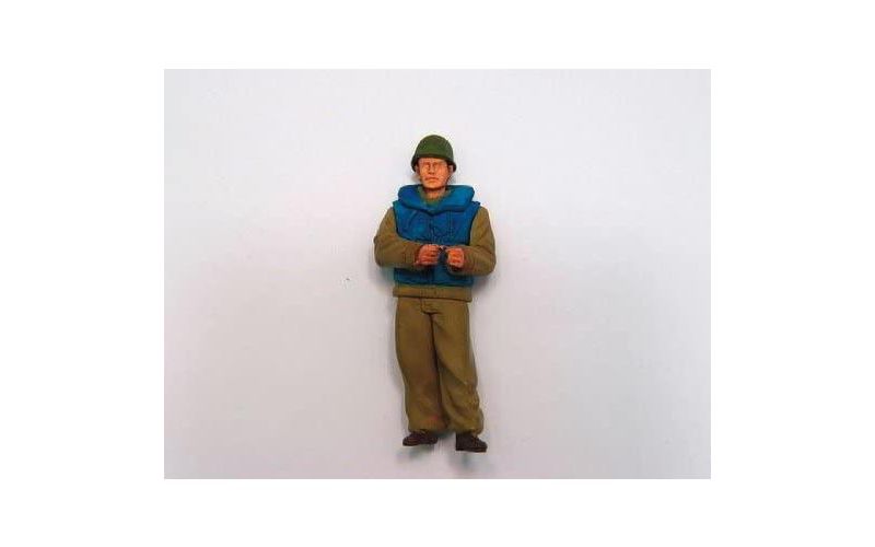 Trumpeter US Navy USN WWII LCM Crew Figure Set 1/35 Scale Model Kit