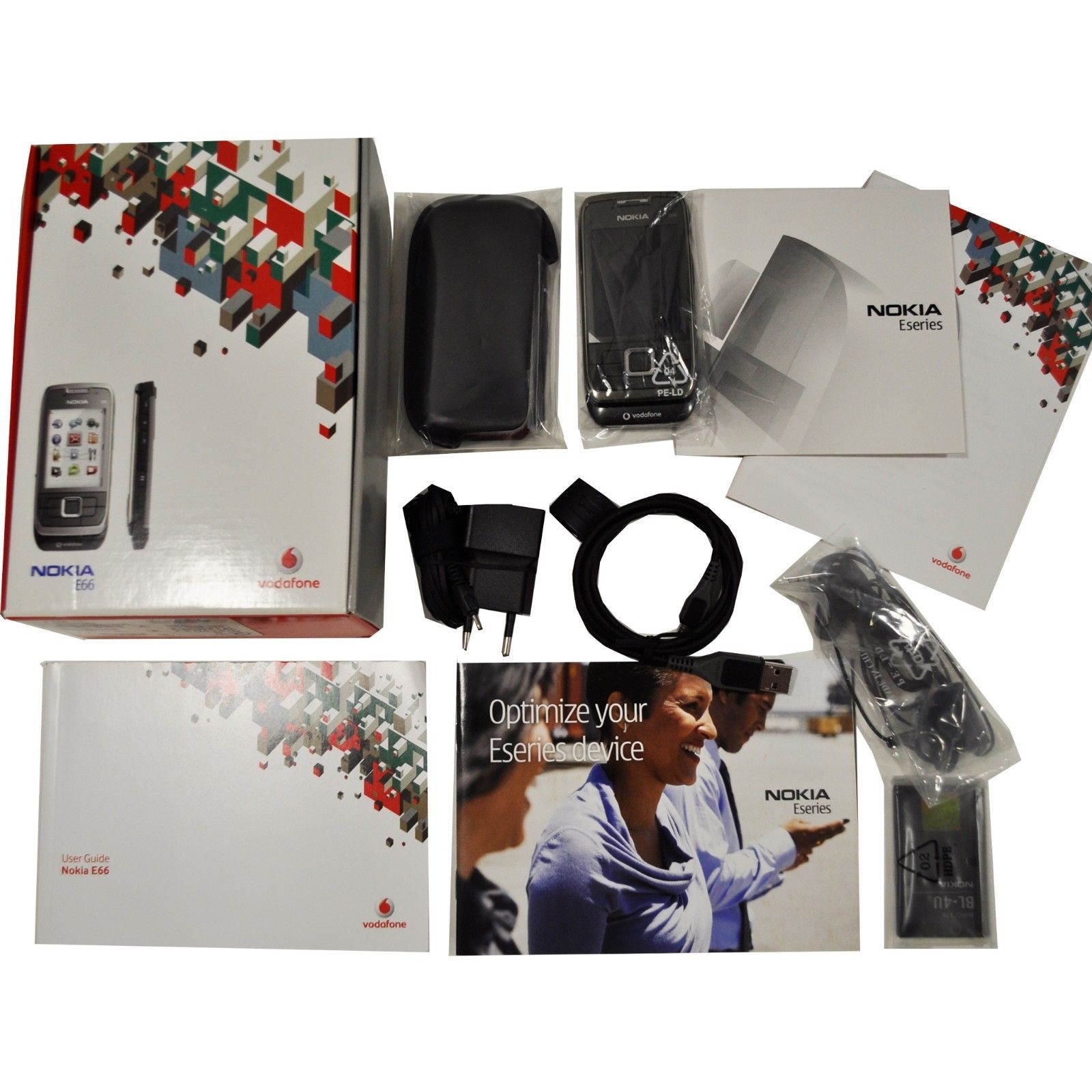 Nokia E66-1 110MB (No CDMA, GSM only) Factory Unlocked 3G Smartphone - Grey Steel