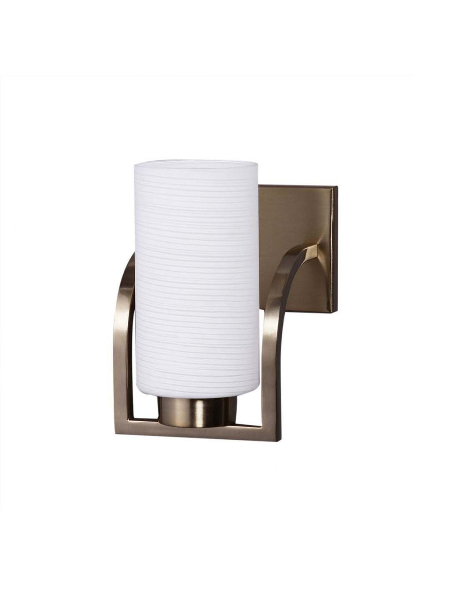 Kapoor E Illuminations White Glass Wall Light