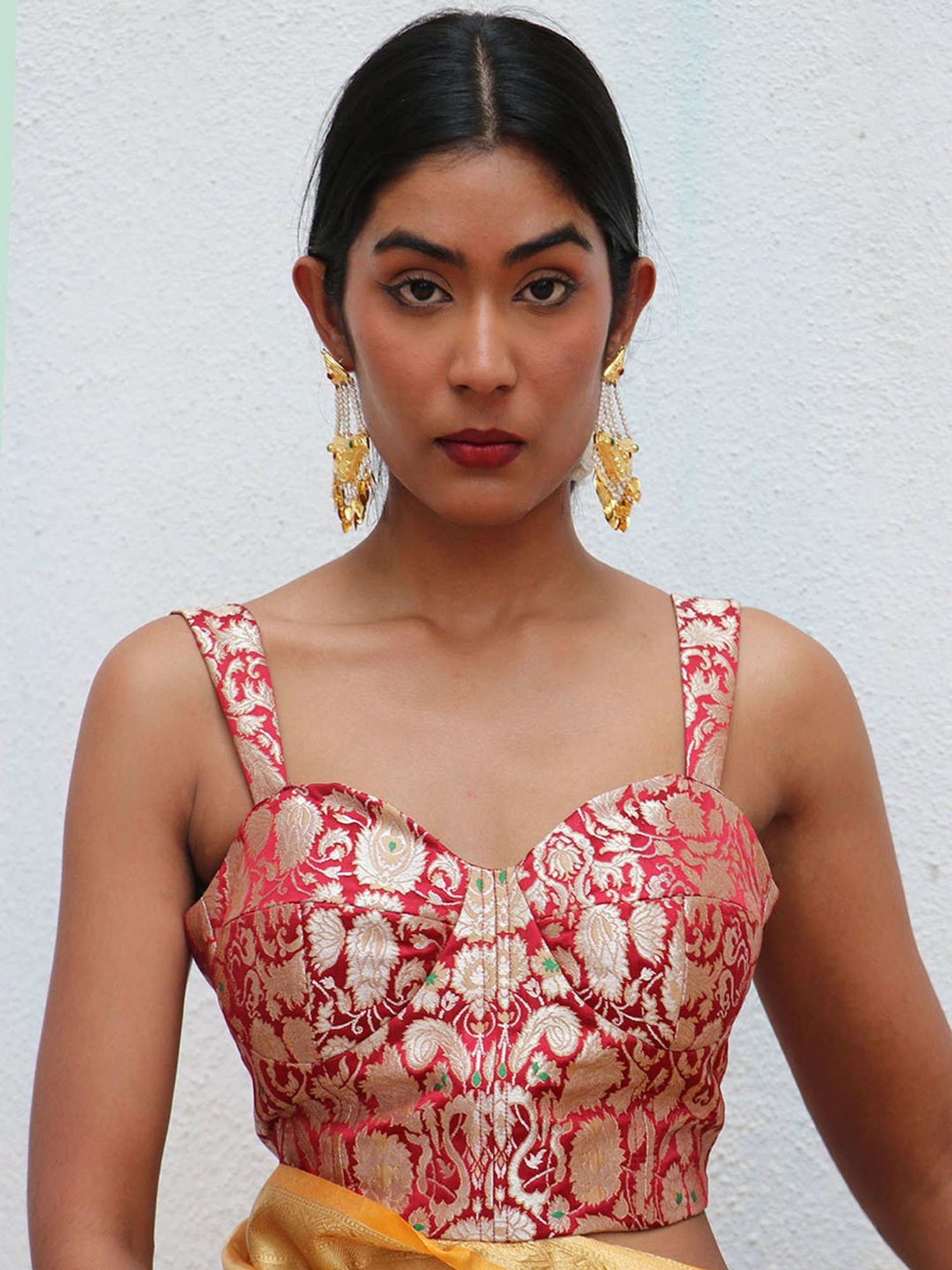 Chidiyaa Nargiz Juhi Khimkab Brocade Blouse