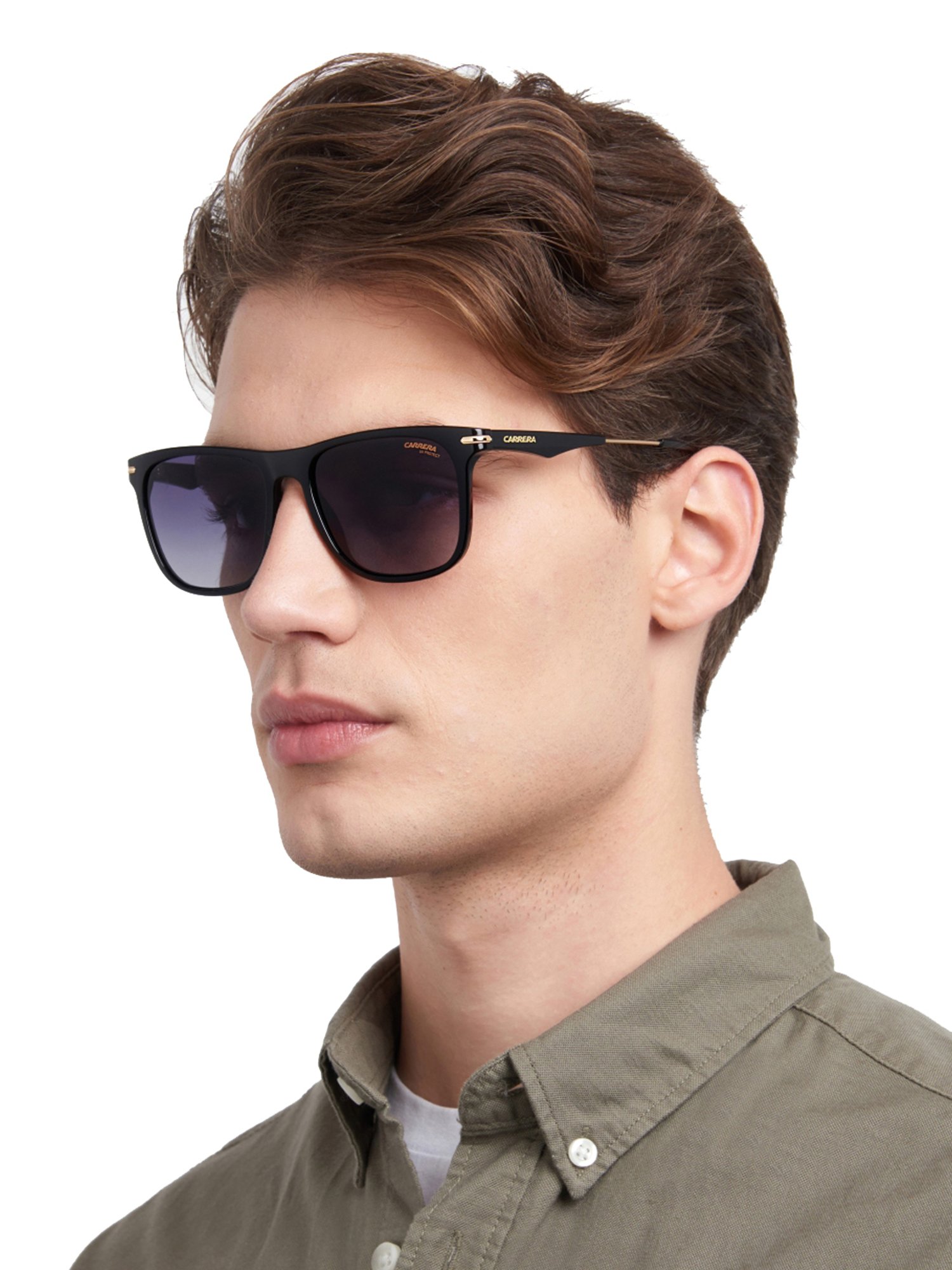 Carrera 2049462M2559O Grey Square Sunglasses