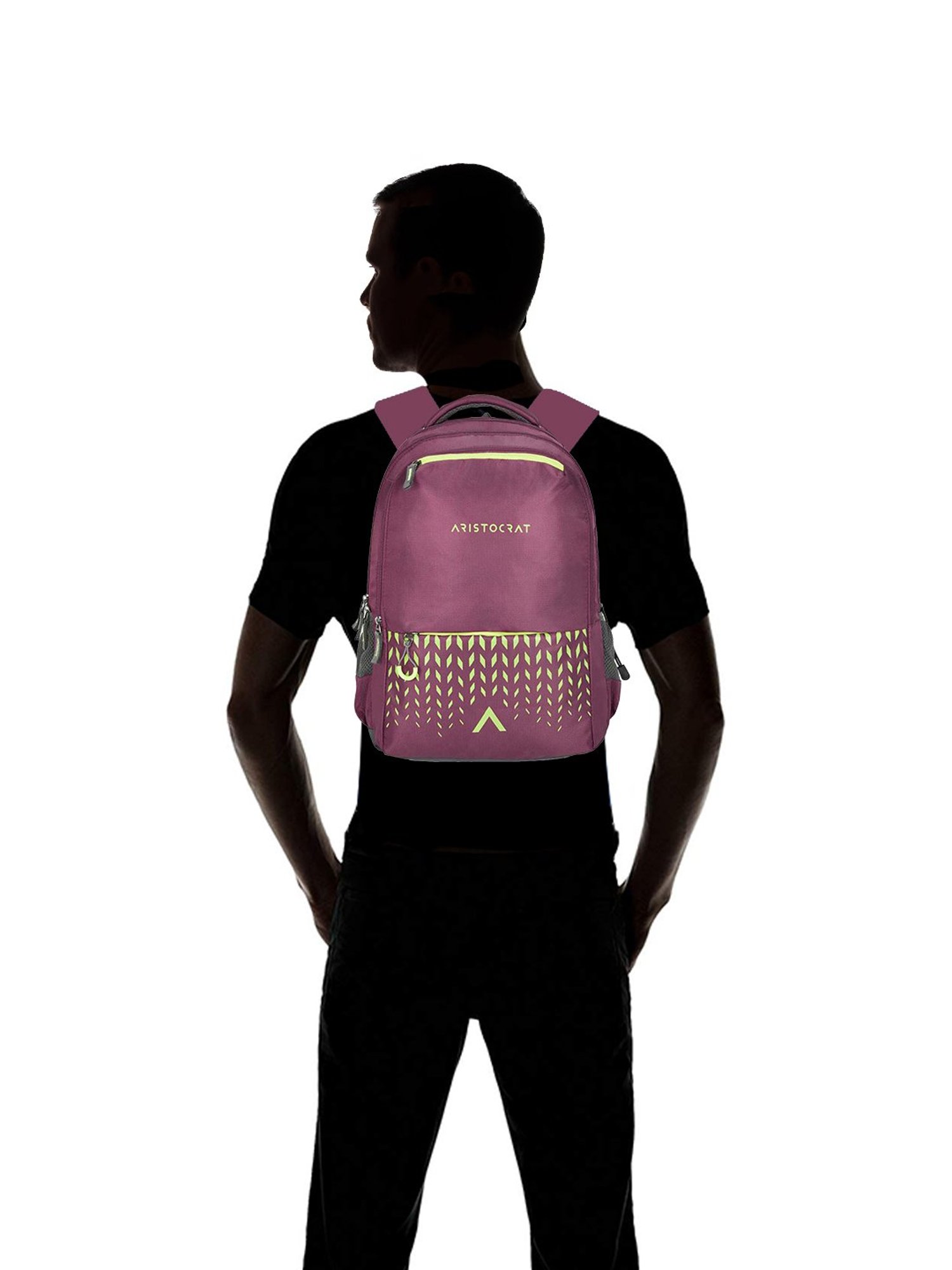 Aristocrat 30 Ltrs Maroon Medium Backpack