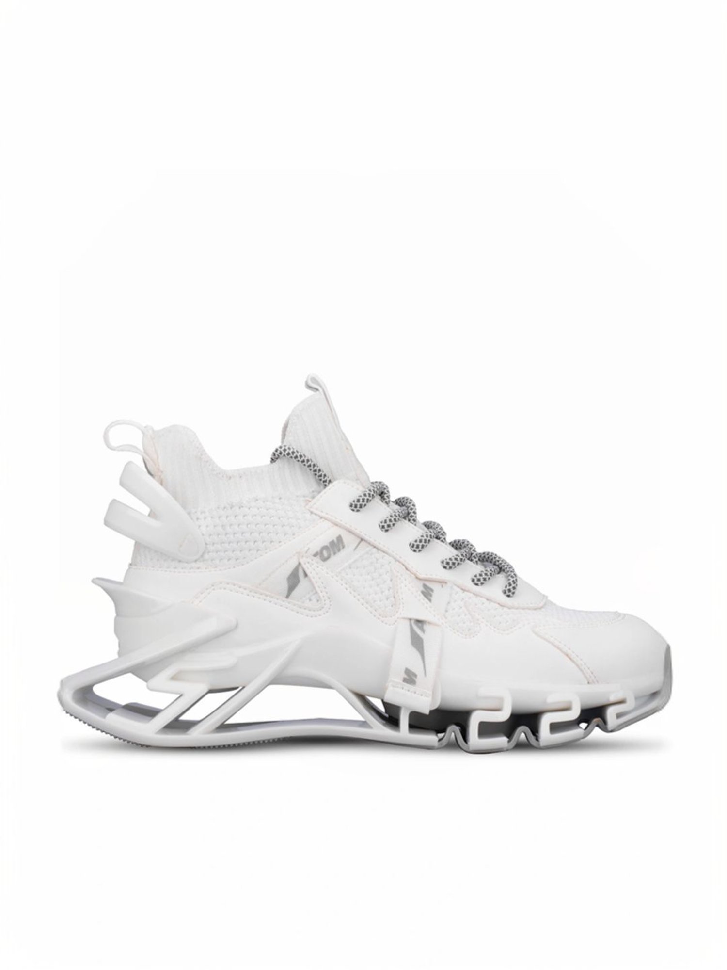 Atom Men's Spring Edge Alpha 2 White Running Shoes