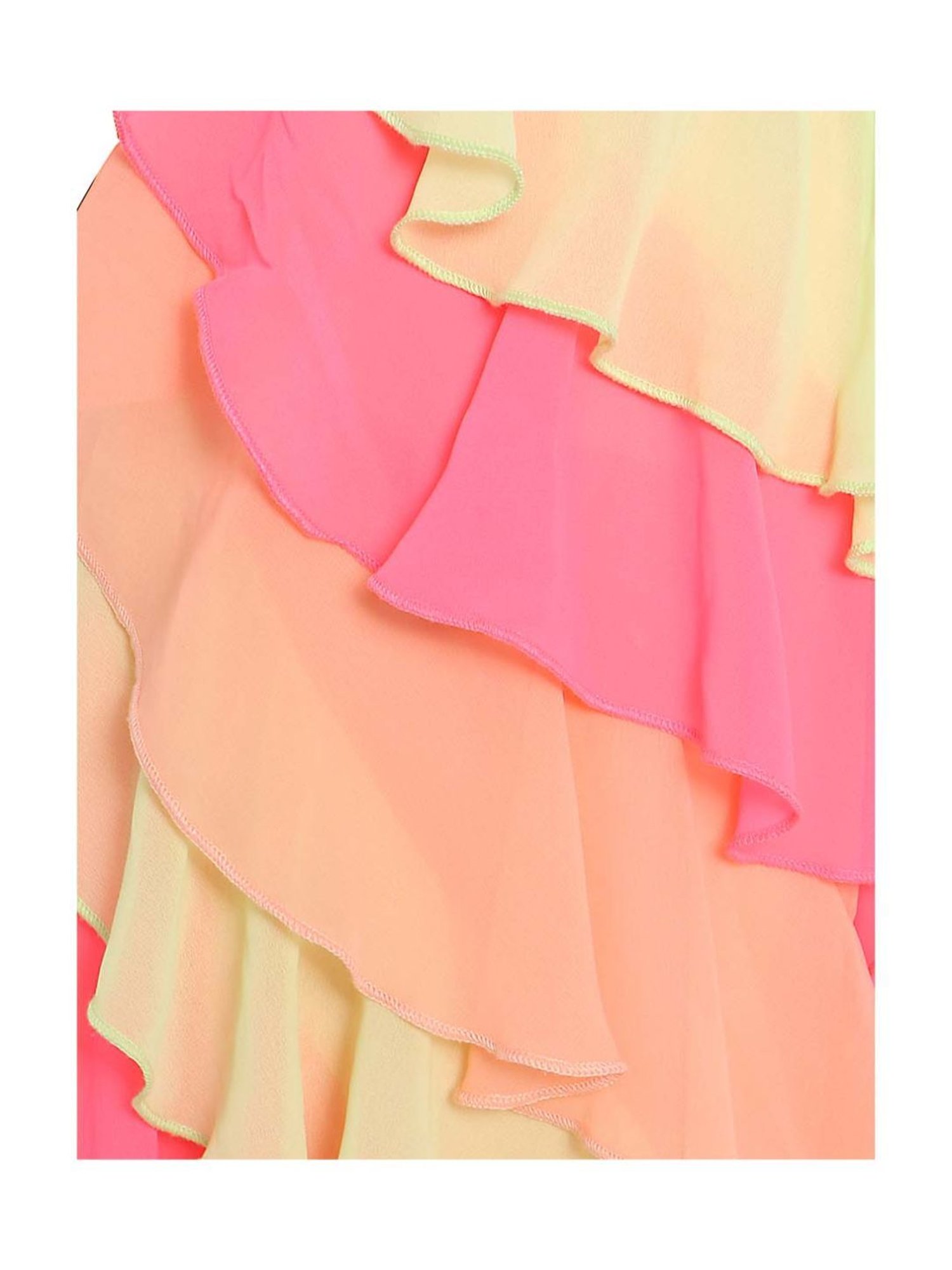 Nauti Nati Kids Multicolor Solid Dress