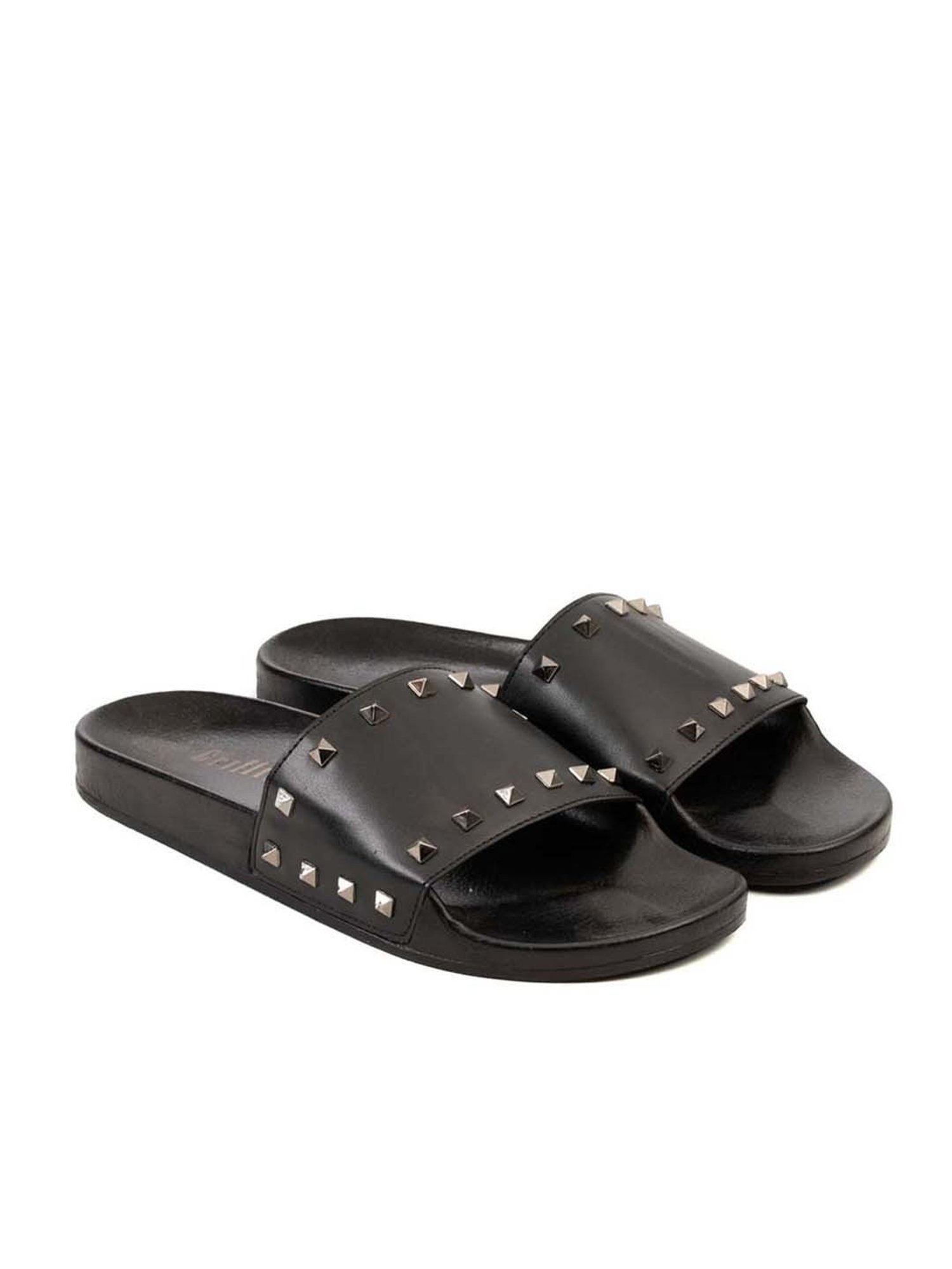 Griffin Men's Black Slides