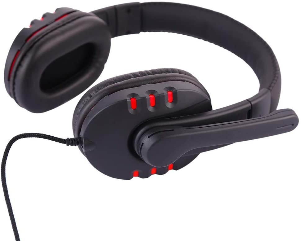 axGear 3.5mm Stereo Computer Gaming Headset Headphone with Microphone for PC