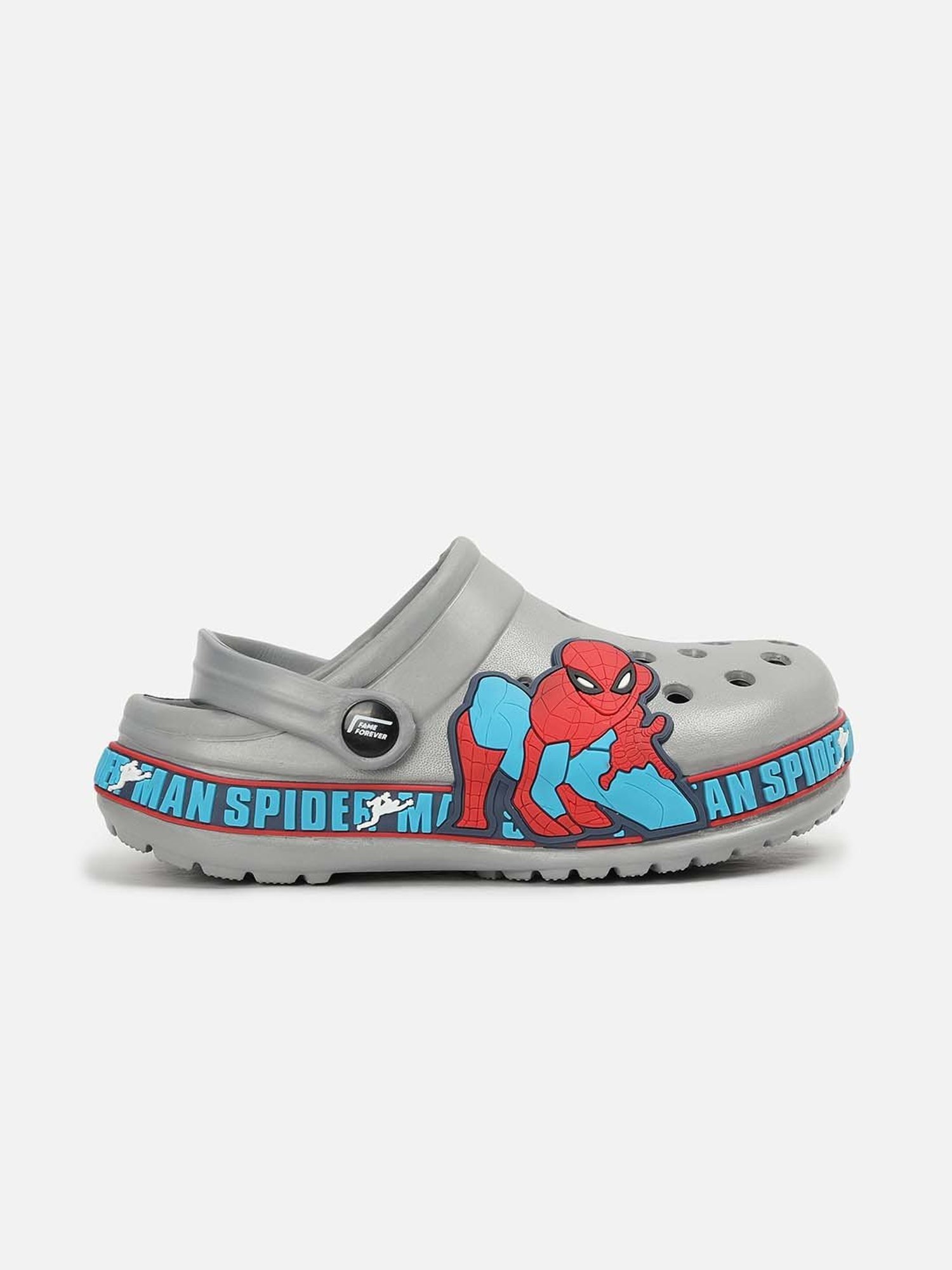 Fame Forever by Lifestyle Kids Grey Back Strap Clogs