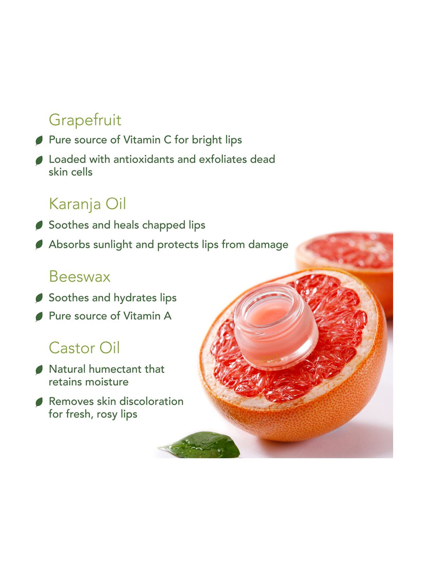 Pure Sense Grapefruit UV Protection Lip Balm - 5 ml