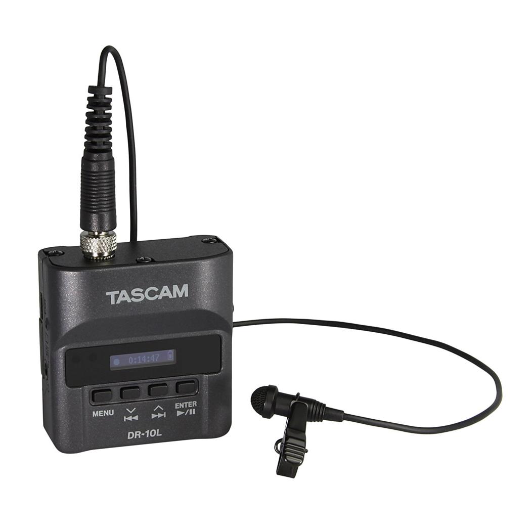 Tascam DR-10L Digital Recorder with Tascam Headphones and 32GB SD Card (3-pack)