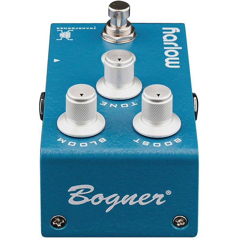 Bogner Harlow V2 BOOST + BLOOM With Transformer Guitar Effects Pedal Blue