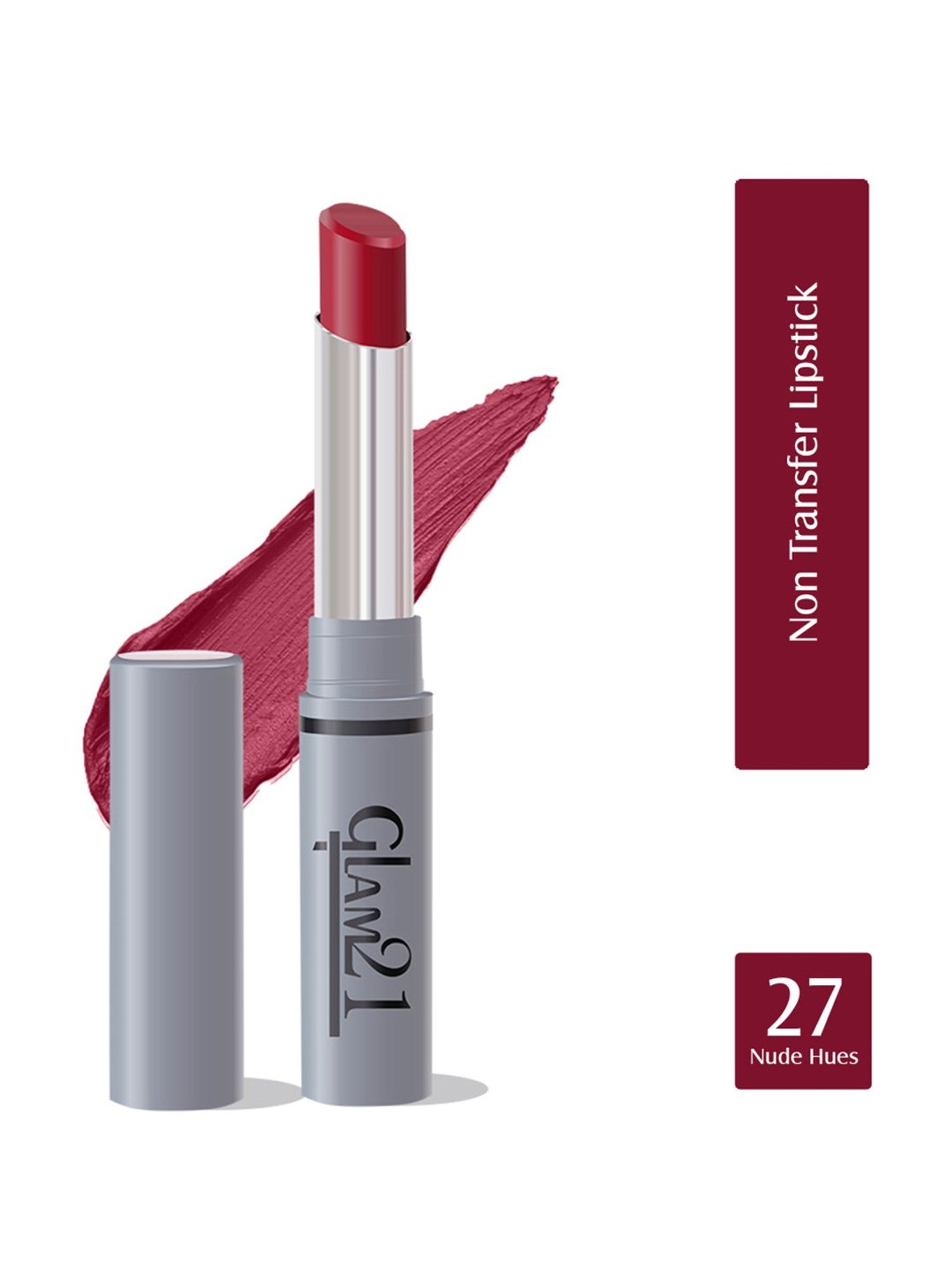 Glam21 Non Transfer Lipstick 27 Nude Hues - 2.8 gm