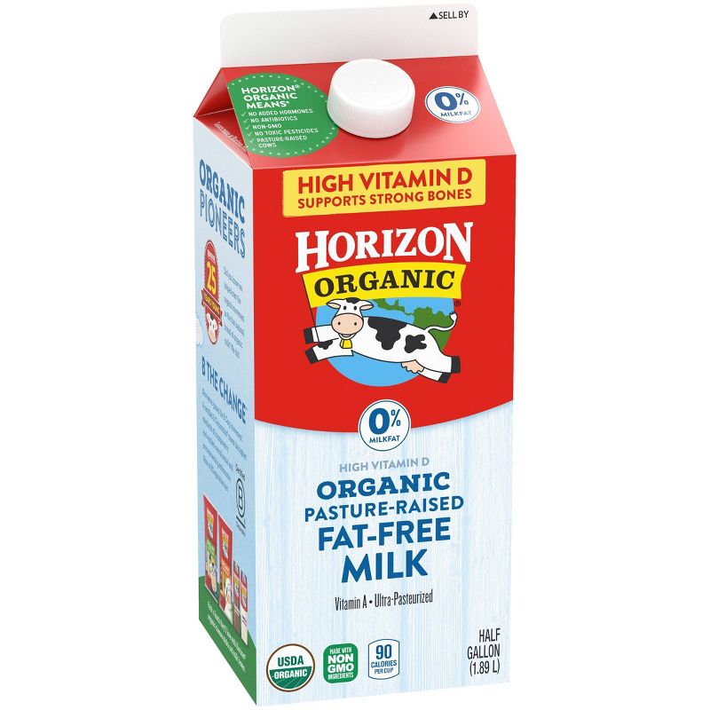Horizon Organic Skim Milk - 0.5gal
