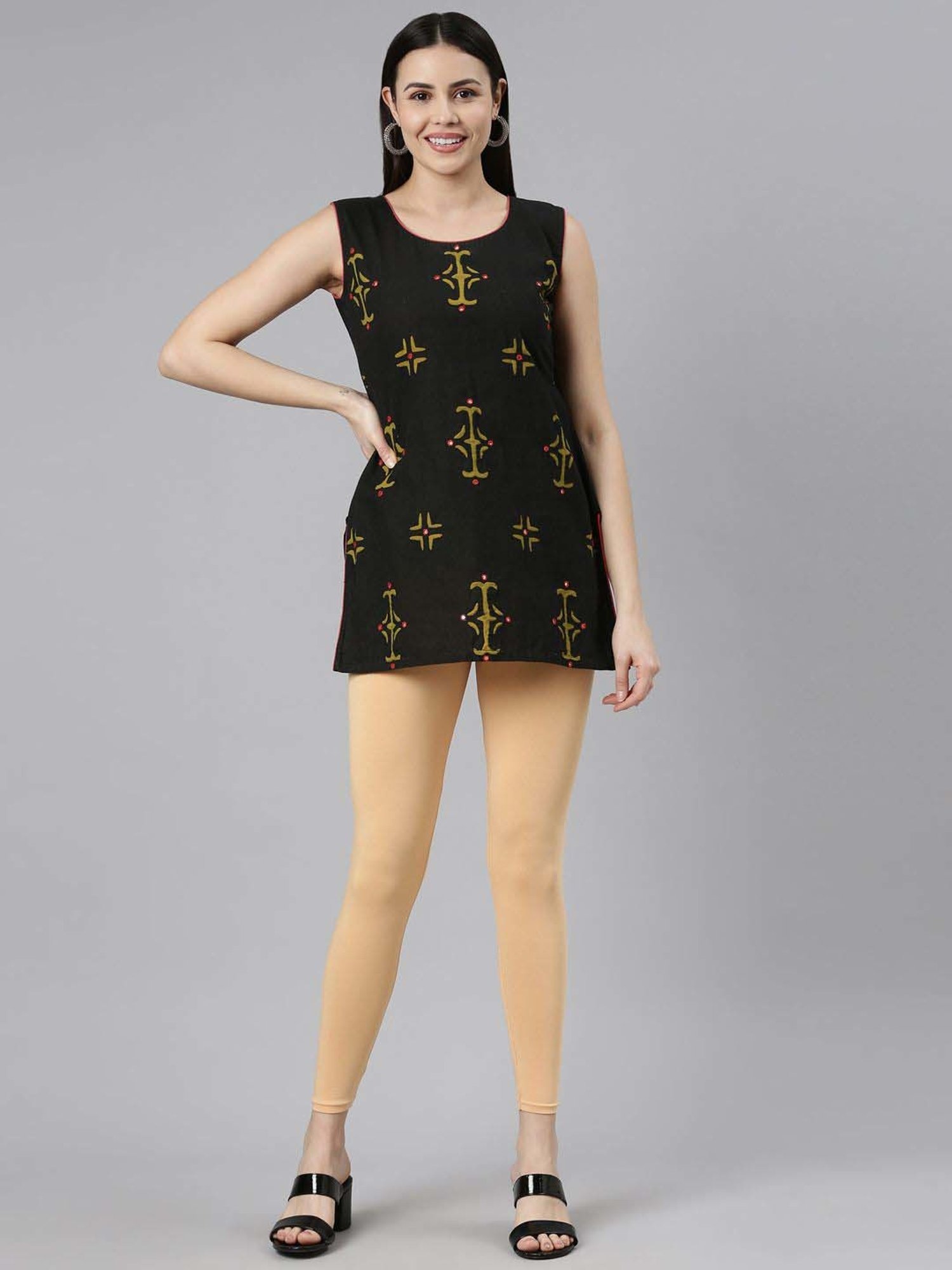 JCSS Beige Cotton Leggings