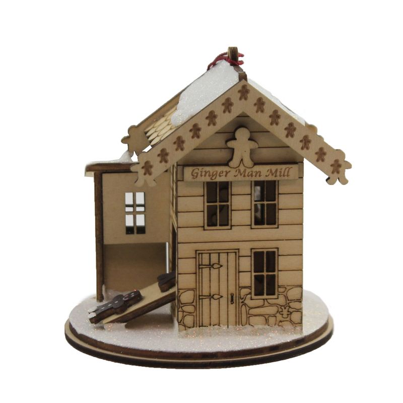 Ginger Cottages 3.75" Ginger Man Grist Mill Ornament Christmas  -  Ornament Sets