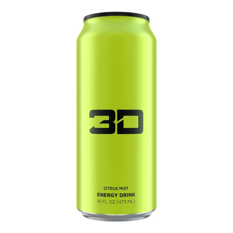 3D Citrus Mist Energy Drink - 16 fl oz Can