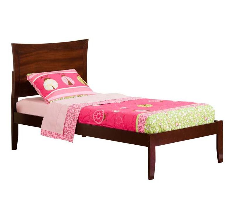 Metro Twin Open Foot Antique Walnut - Atlantic Furniture