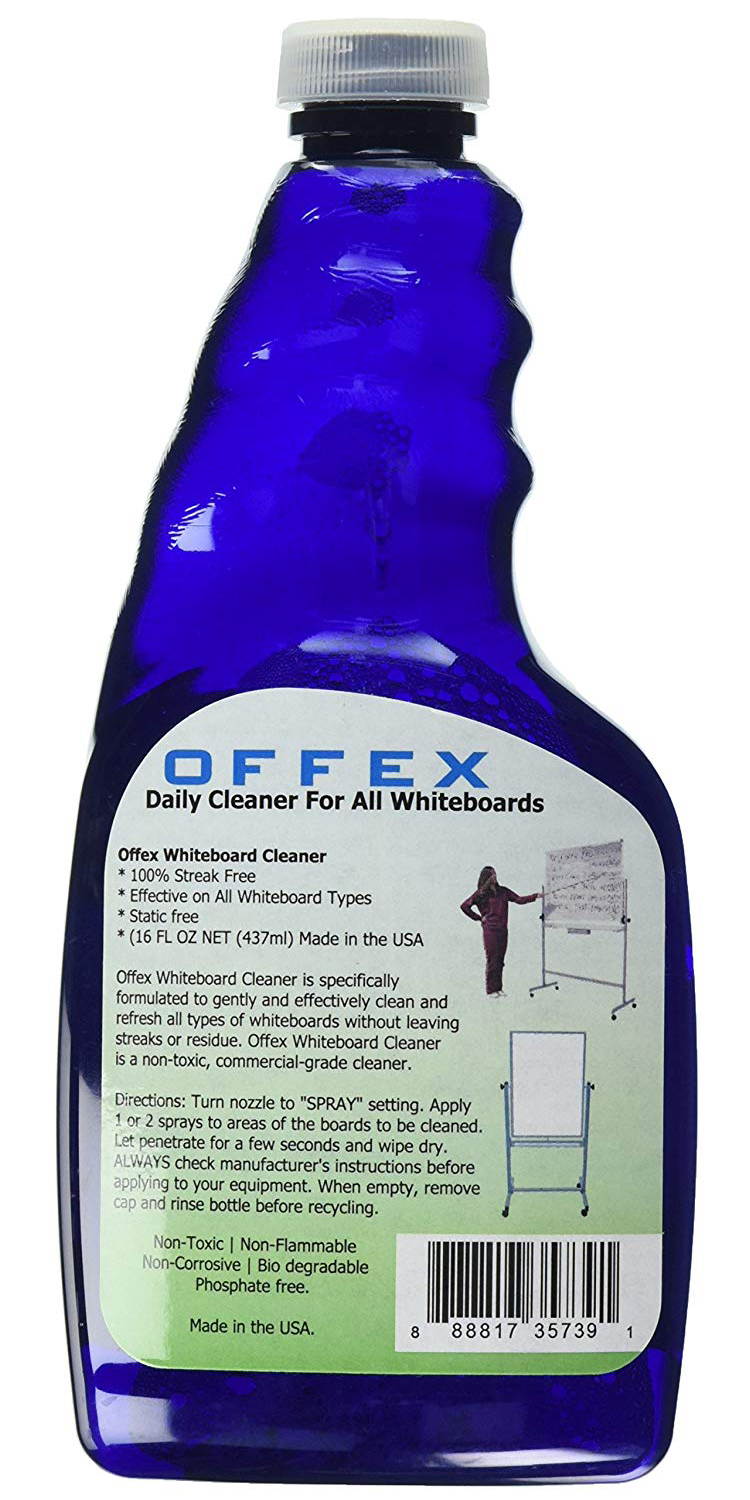 Offex White Board Cleaner Non-toxic Spray Bottle 16 Oz